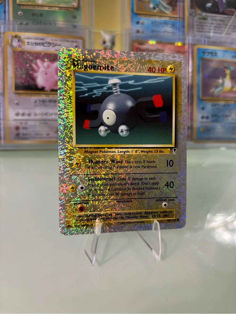 Magnemite #80: Legendary Collection Firework Holo